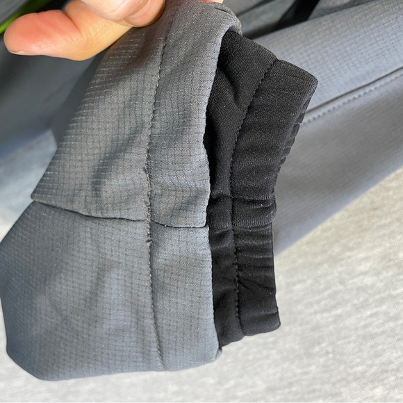 Kutook Softshell Jacket Women’s XL Grey Green Thermal Fleece Lined Hooded Zip - Picture 4 of 12